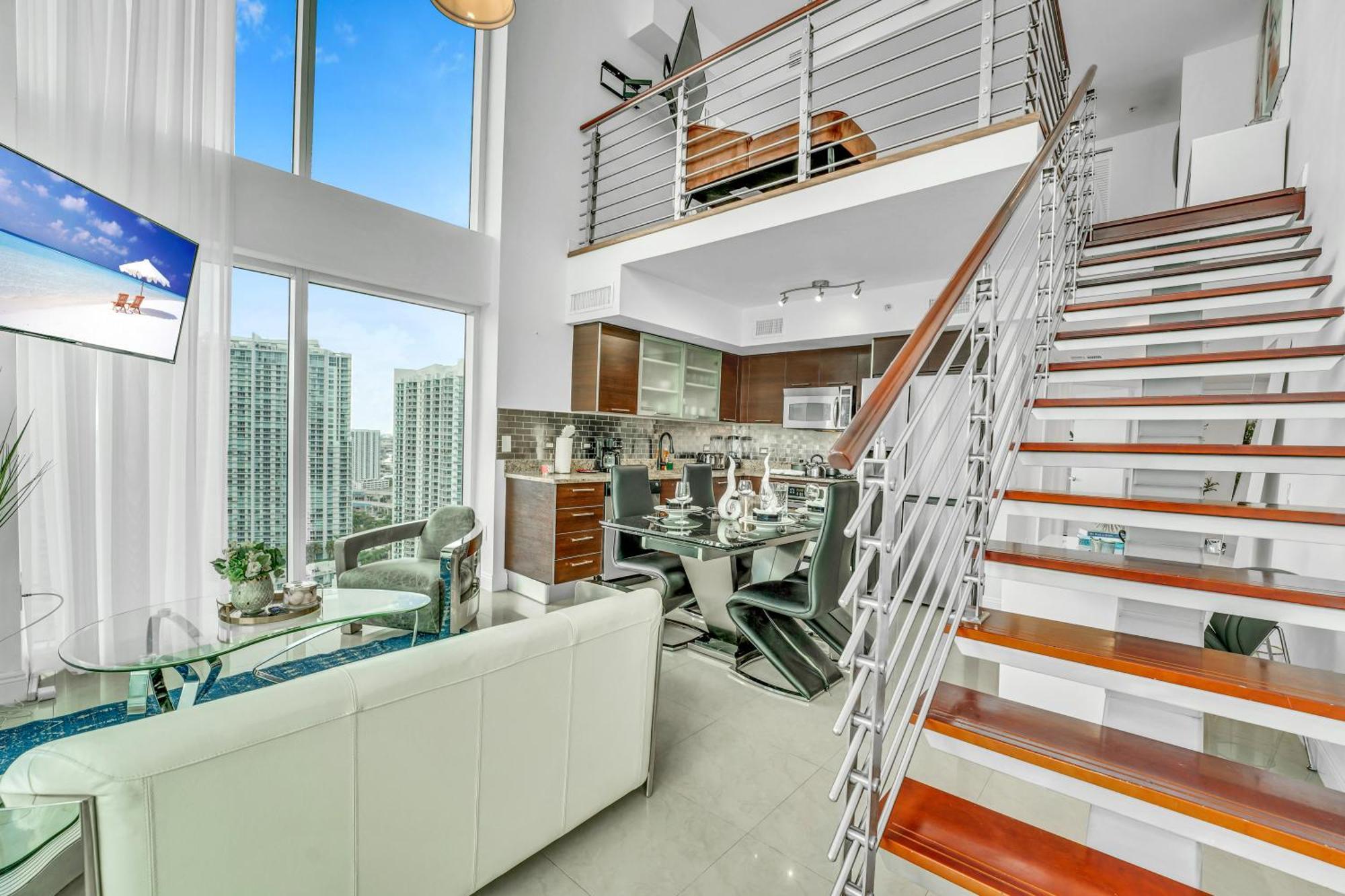 Villa Modern 2 Story Loft 2Br With Breathtaking Views à Miami Extérieur photo